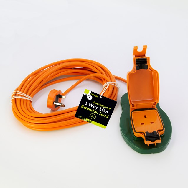 BENROSS 1 Way 10M Outdoor Extension Lead - 13A - SWING TAG (41059) image