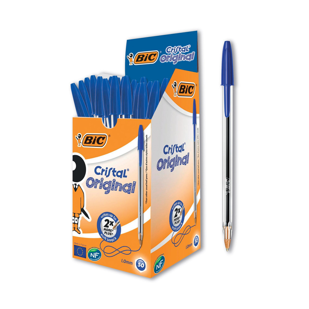 Bic Cristal BLUE Pens Pk50 image