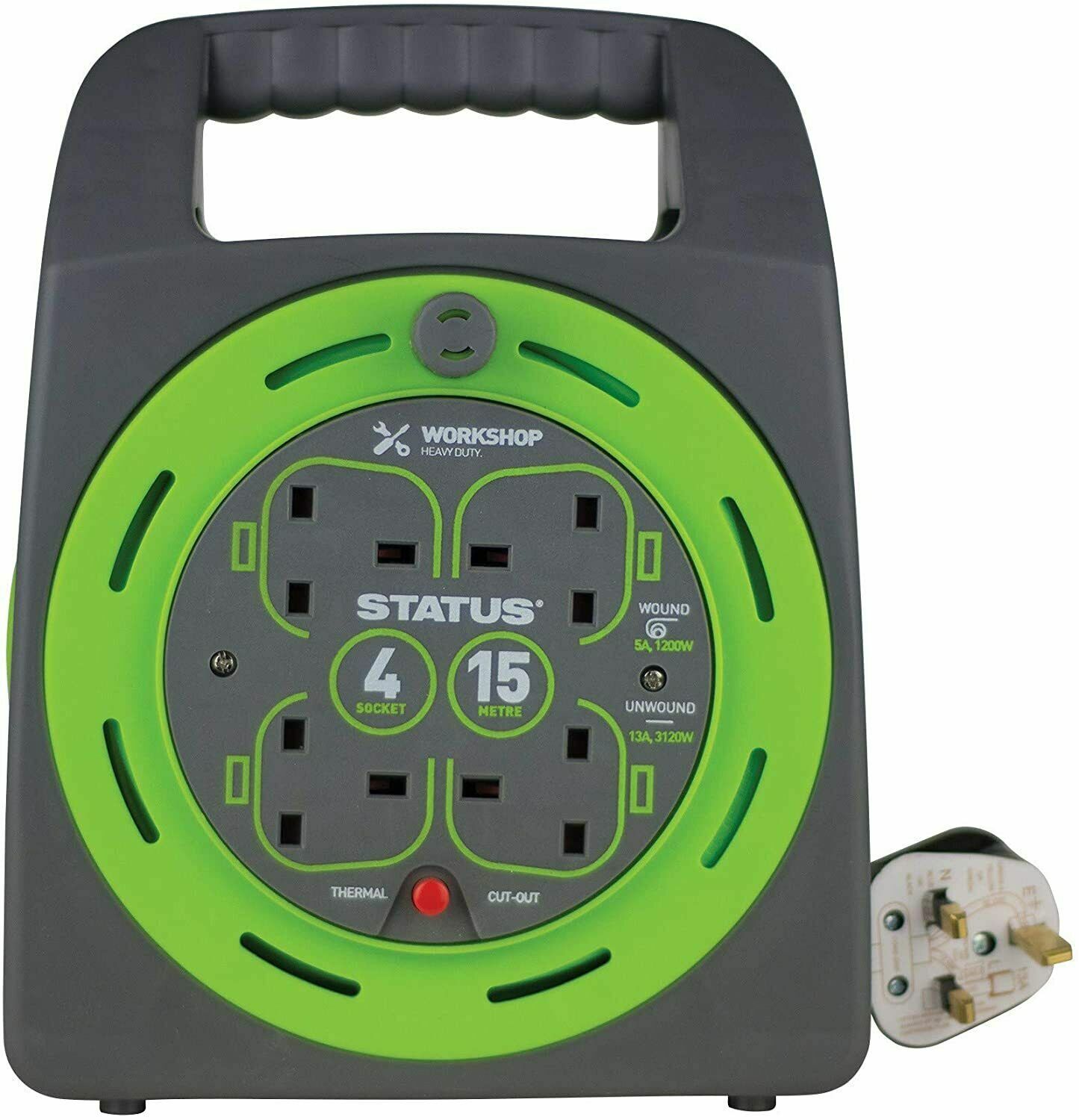 STATUS 15m 4 Socket 13a Tc  H/bag C/reel image