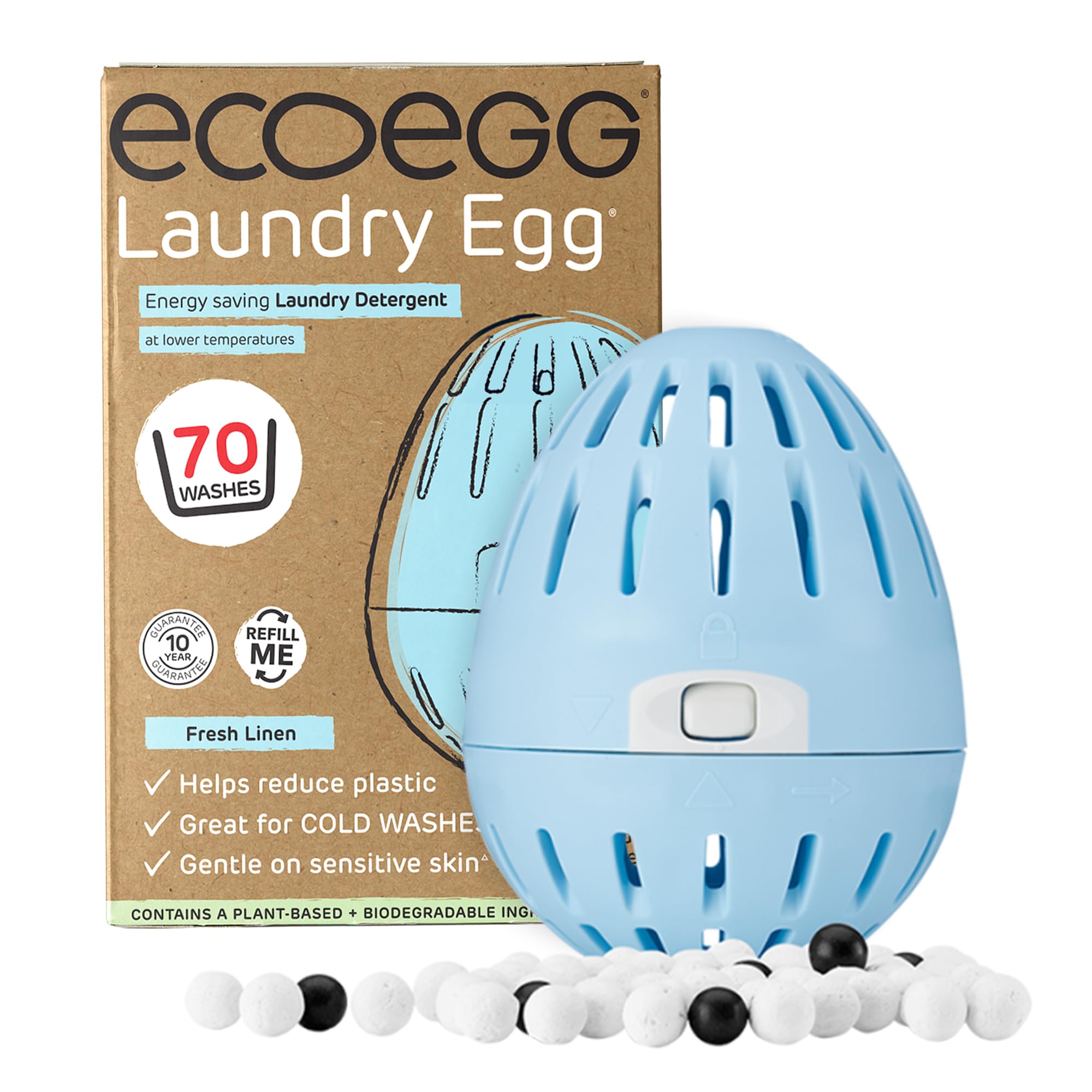 EcoEgg Laundry Egg 70 Washes  FRESH LINEN image