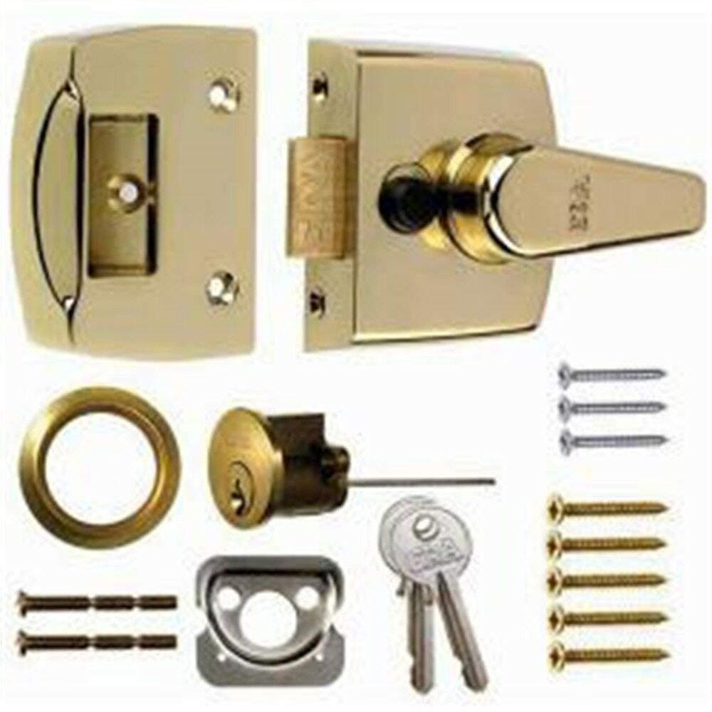 Era 60mm Replacement Front Door Lock Brass Effect