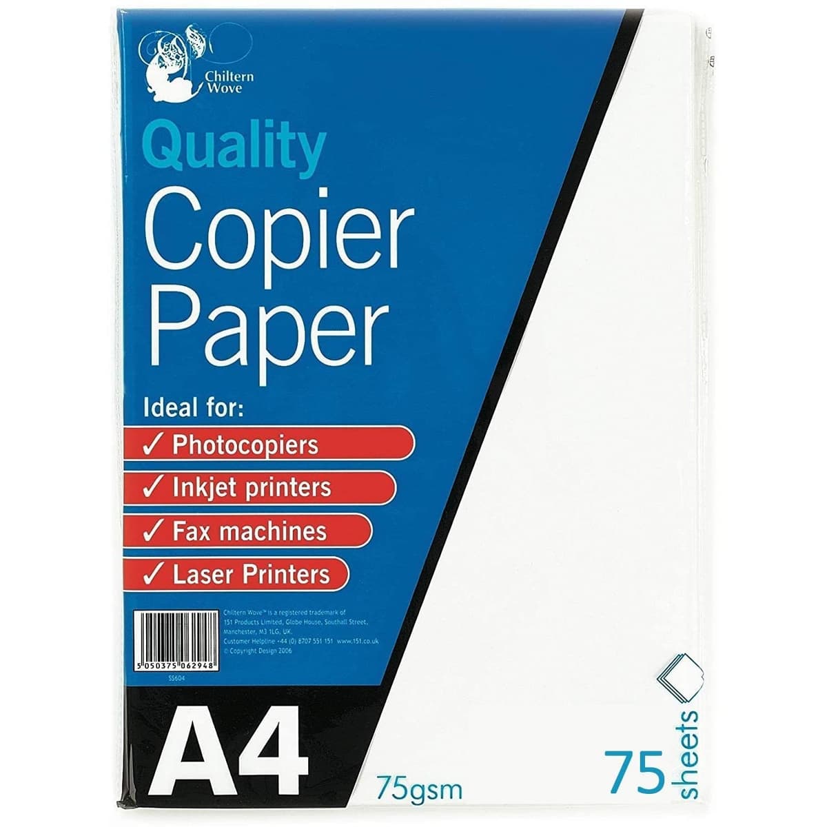 151 COPIER PAPER A4 75 SHEETS