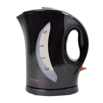 LLOYTRON Kitchen Perfected 2kw 1.7ltr Cordless Kettle Black