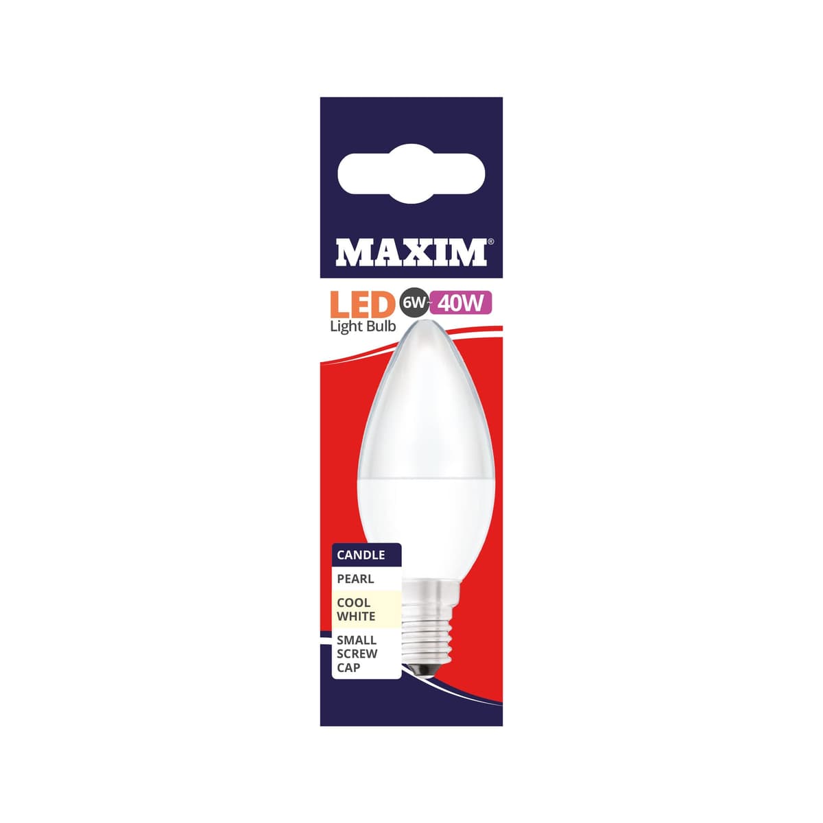 STATUS Maxim 5.5w=40w Led Candle Es Cool White Pl Pack Of 10 (40mlcescw5x10)