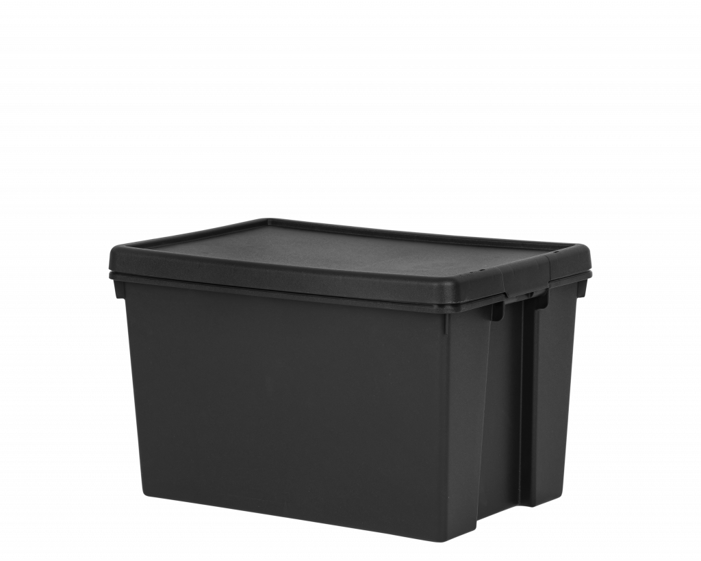 WHAM  bam 62l H.duty Box & Lid Black  
recycled image