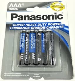 Panasonic AAA(R03) 4PK Zinc Carbon Battery 1