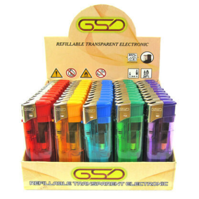 GSD REFILLABLE (pk4) ELECTRONIC DESIGN LIGHTERS image