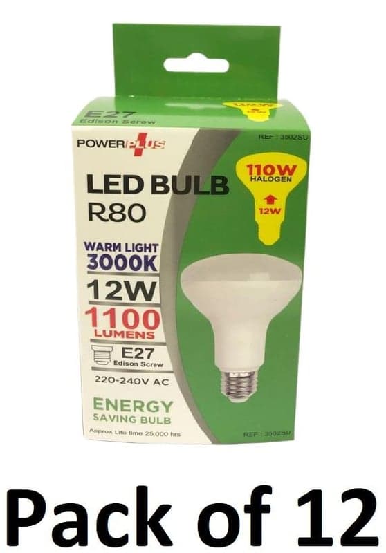 Powerplus 3502-r80 12w E27 Led Reflector 3000k