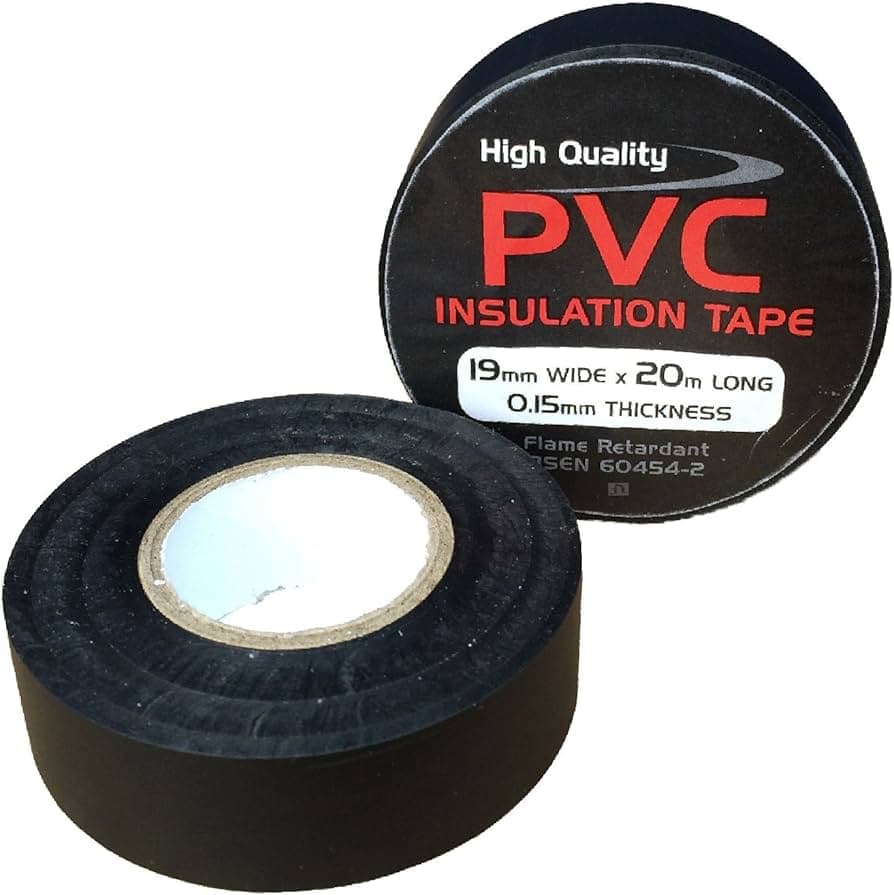 Everbuild  Electrical Insulation Tape Black (pk5) 19mm X 20m (2elecbk0)