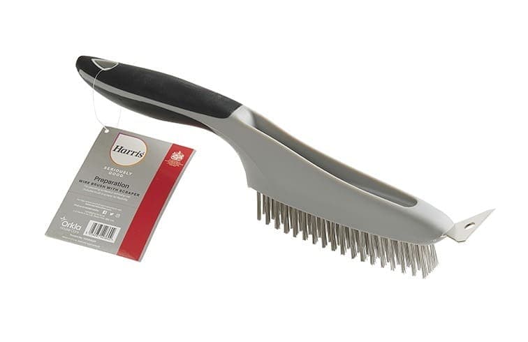 Harris Ser Good Wire Brush W/scraper