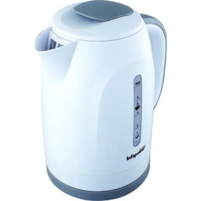 Infapower 2200w 1.8l 360 degree cordless  kettle white  (X505)
