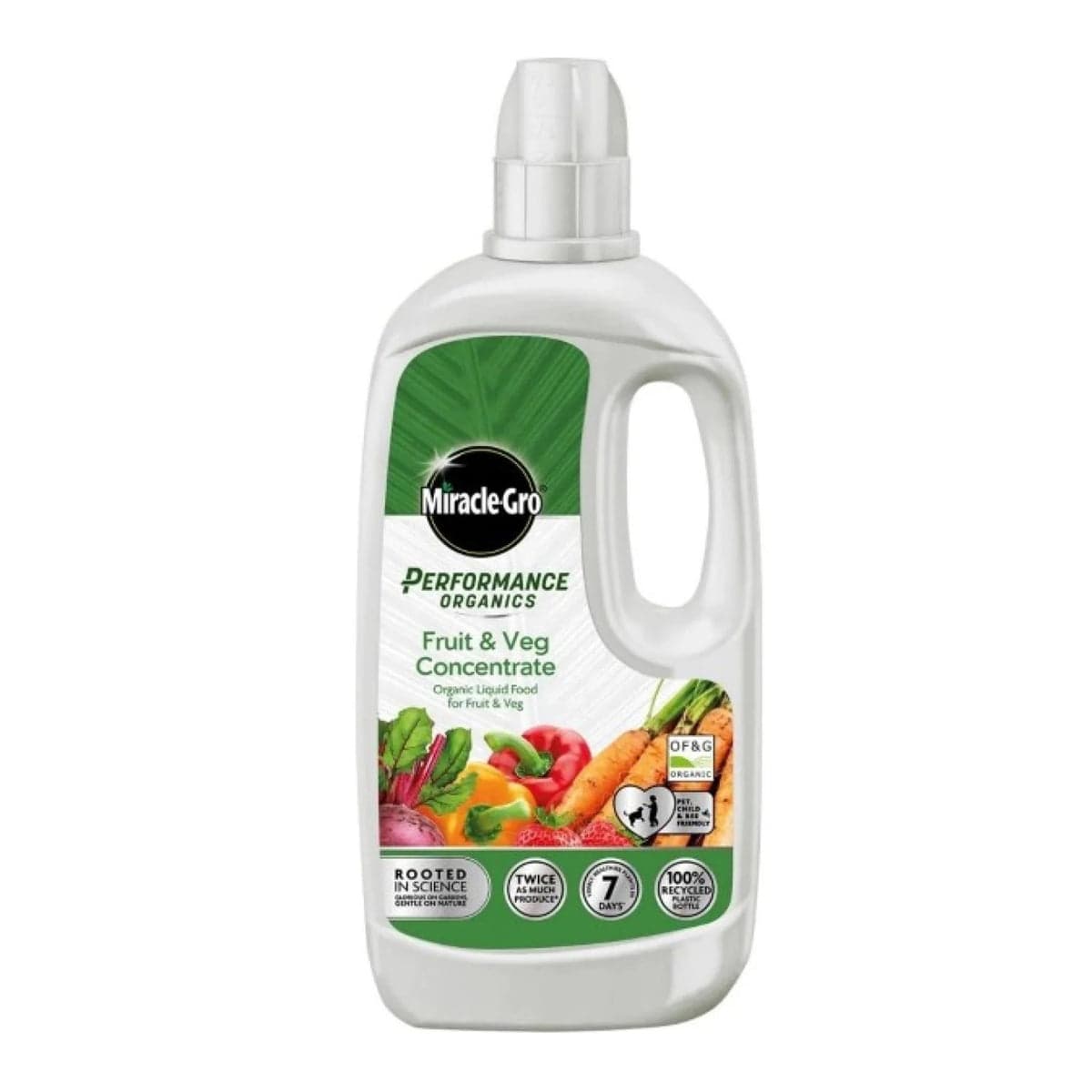 Evergreen Miracle Gro Performance Organics Fruit & Veg Conc Liquid 800ml 