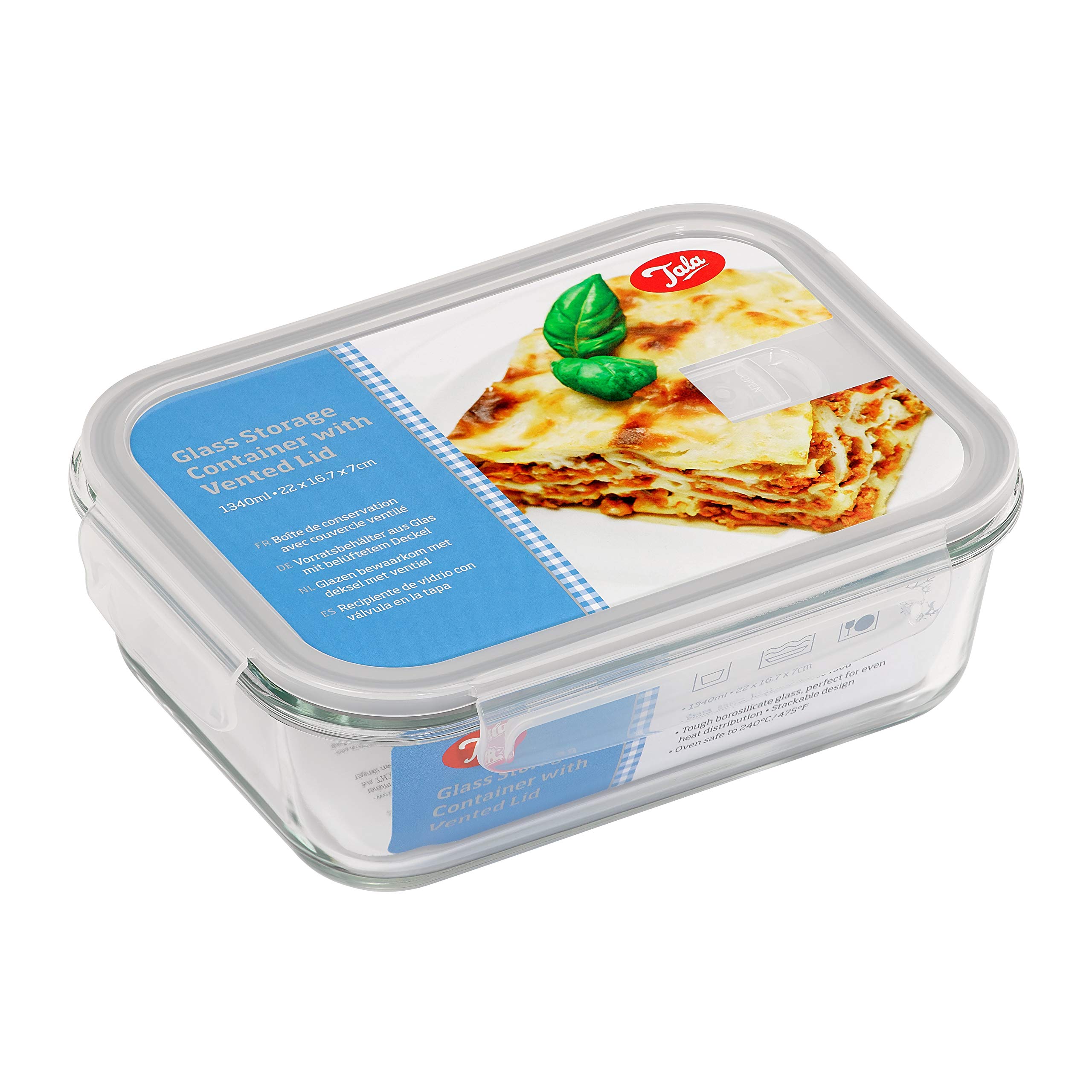 Tala  Borosilicate Glass Storage with vented Lid 1.336 L image