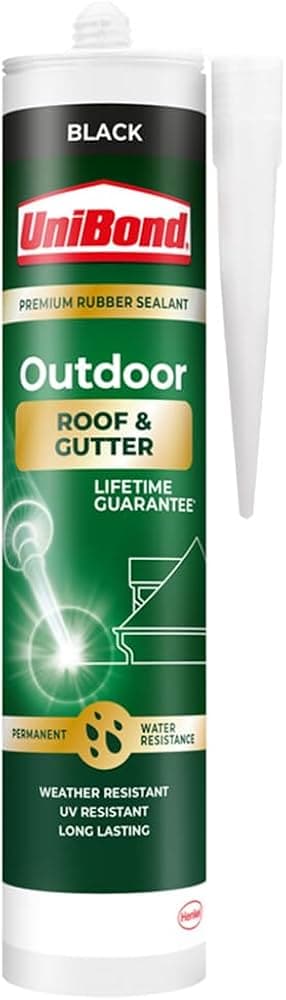 Unibond roof & gutter blk 504g (2079110)