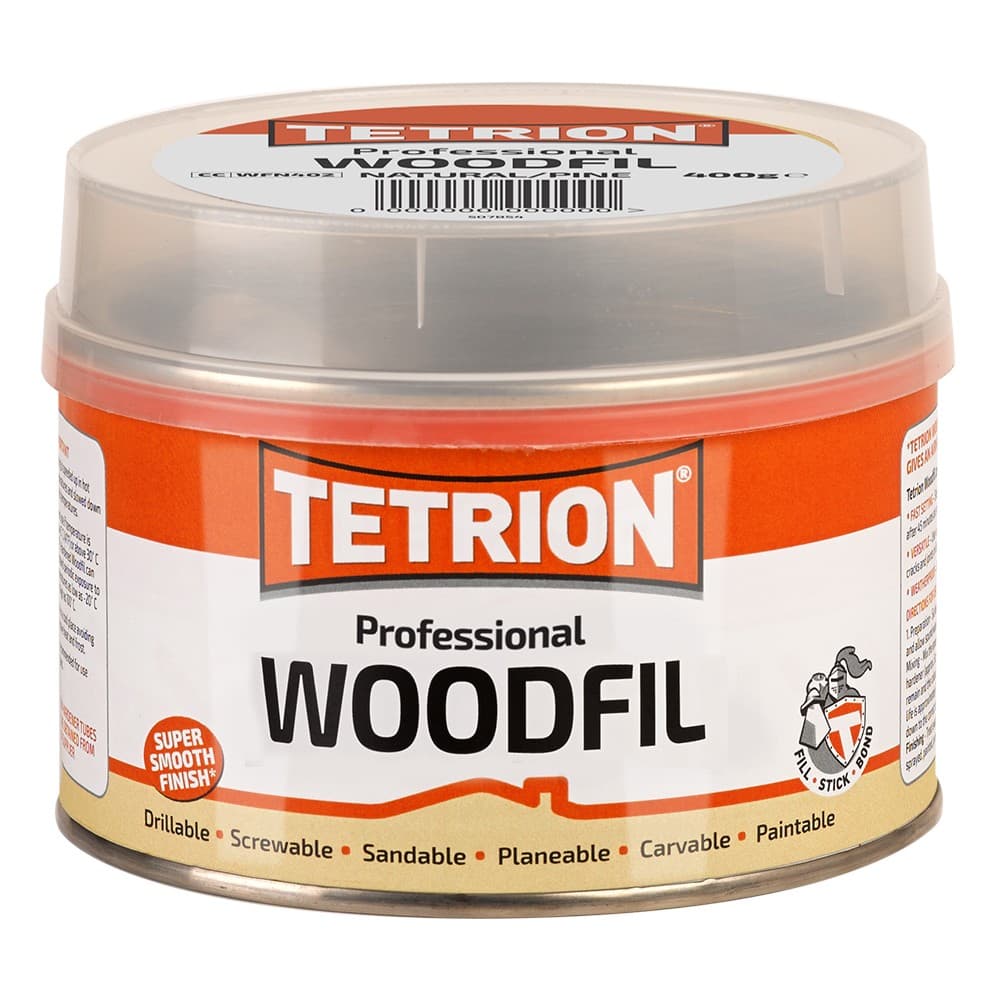 Tetrion Woodfil White - 2 Part Filler 400g (WFW402)