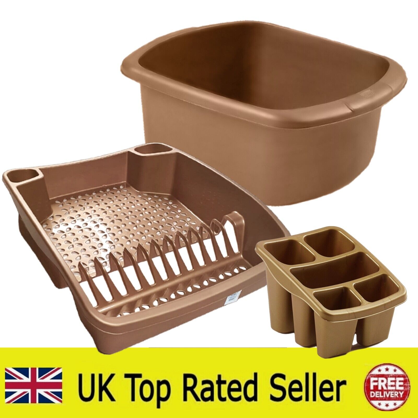 Whitefurze Dish Drainer - Rose Gold image