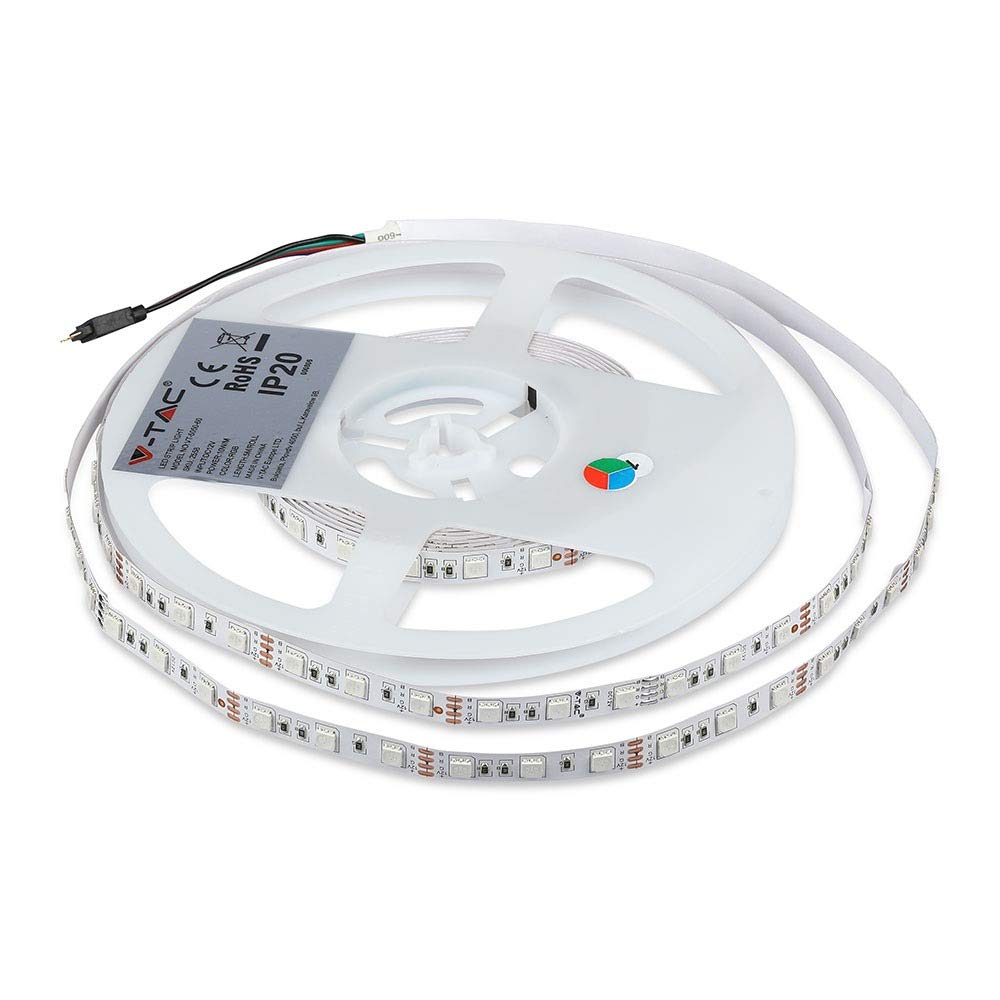 Vt-5050 60 Led Strip Light Colorcode:6000k Set Ip20 image