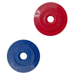 BH Large Blue/red Rubber Tap Swirls 13mm Pk10 1