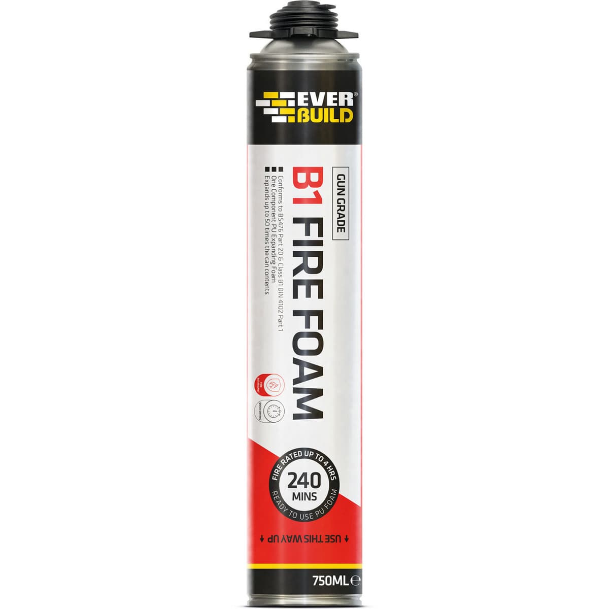 Everbuild Fire Foam B2 Gun Grade 750ml (b2gungrade)