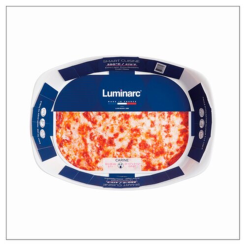 TEMP SMART CUIS BL CARINE RECT DISH 34X25 image