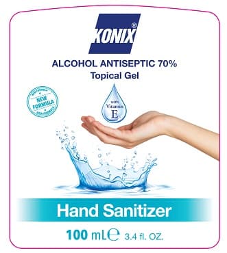 Konix 100ml Hand Sanitizer 