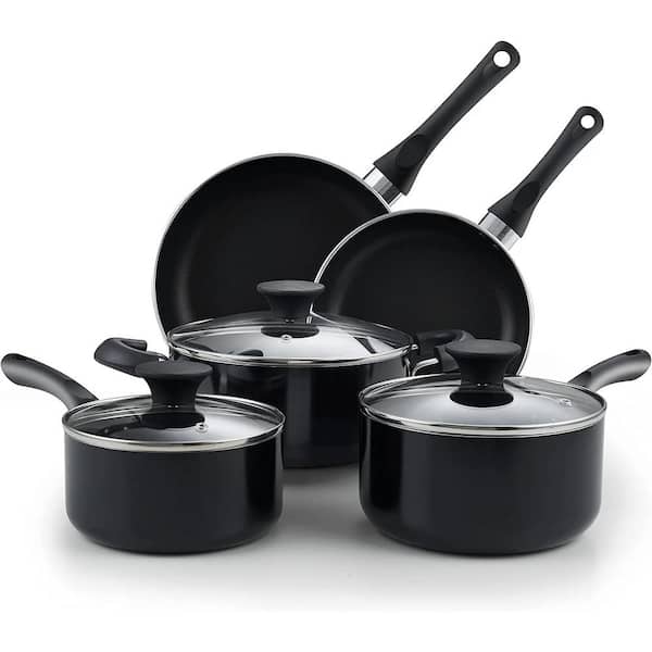 NT 8pc Aluminium Cookware Set - Black Marble image