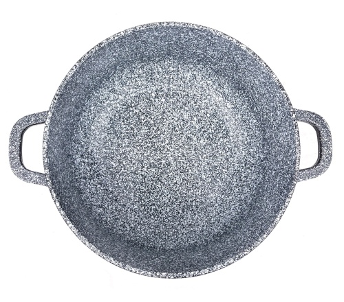 NT 24cm (4.4l) Casserole/glass Lid-marble Effect image
