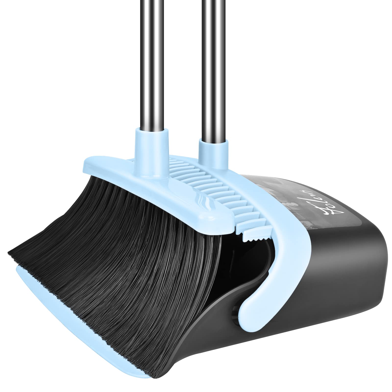 jumbo long handle dustpan & brush image