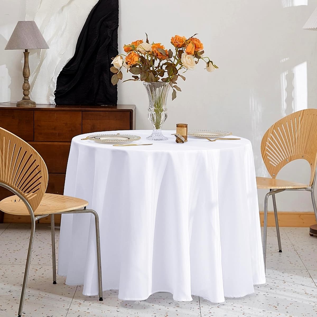 Hamble Round Table Cover 90x170cm