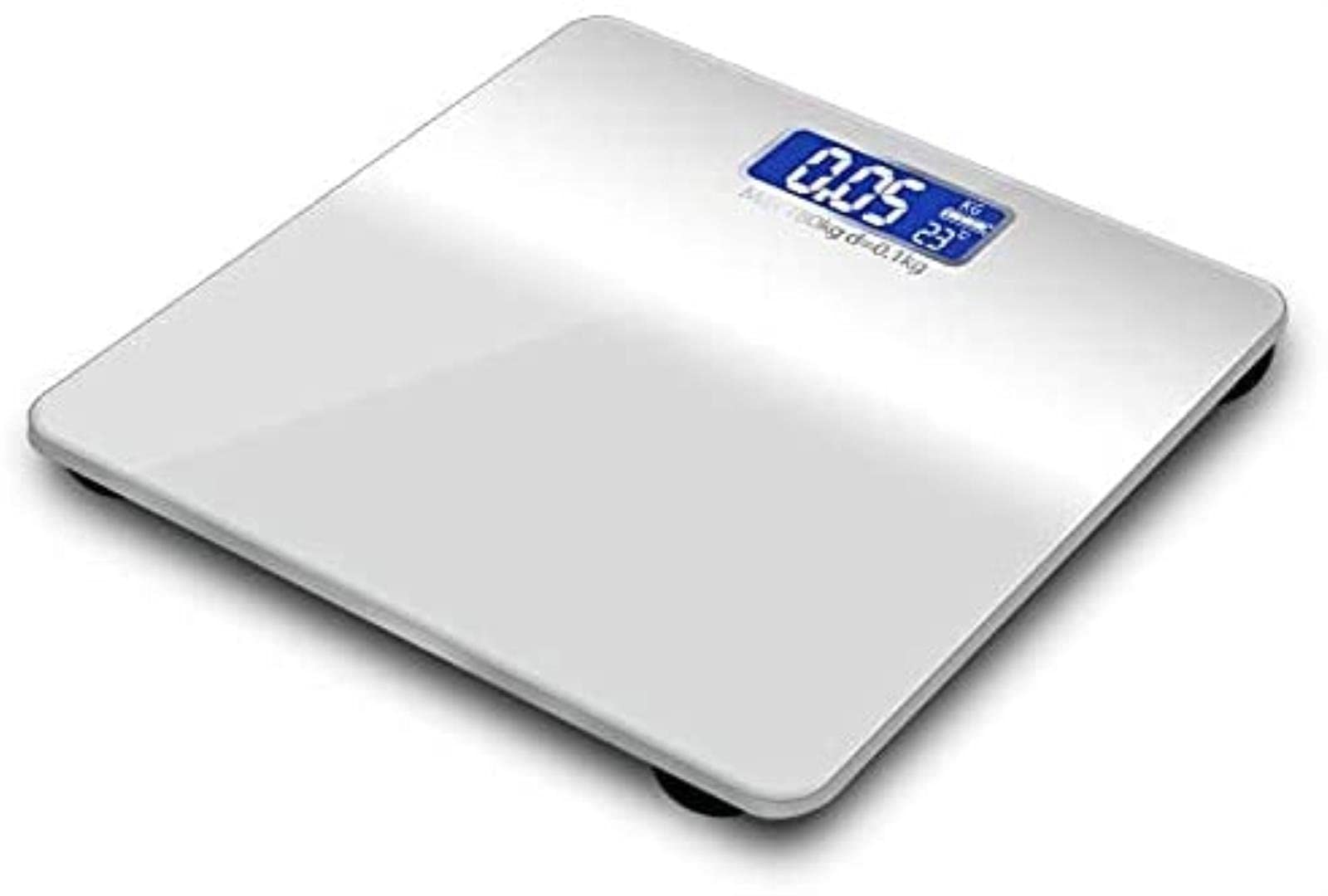 Stainless Steel 180kg scale with backlit LCD screen image