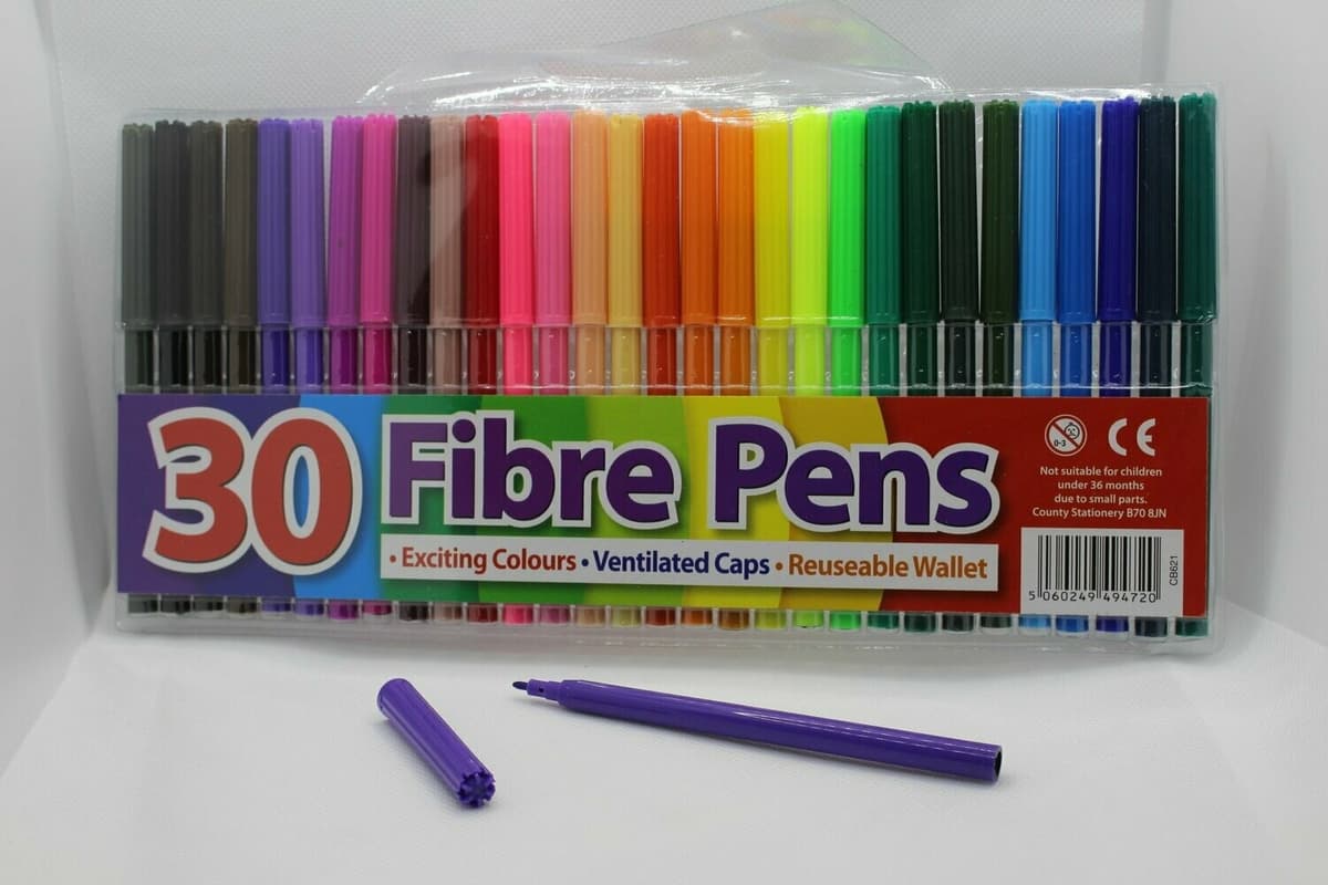 County 30 Fibre Pens