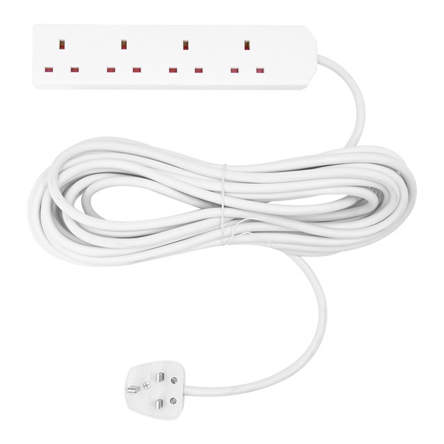 BENROSS 4 Way 10M Extension Lead - 13A - P/B HANDLE image