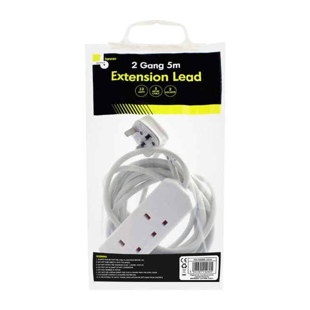 BENROSS 2 WAY 5M EXTENSION LEAD 13A