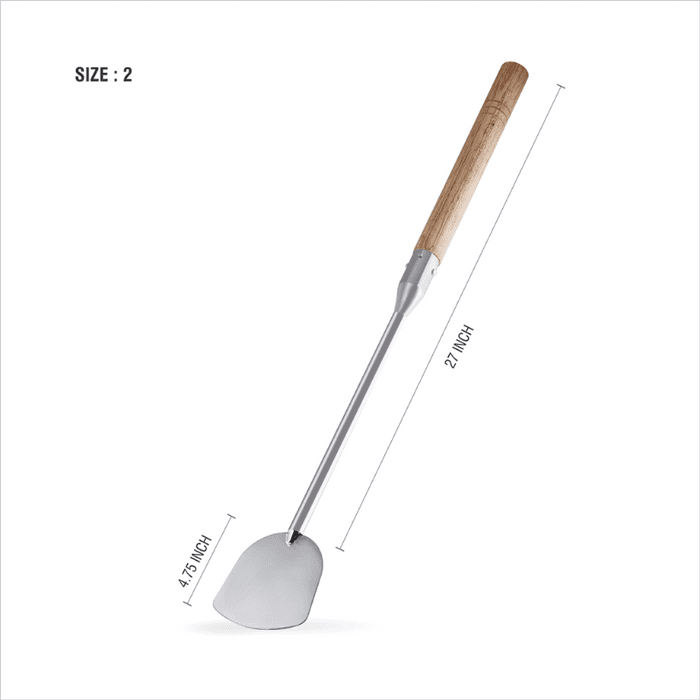 Stainless Steel Wood Handle Palta 25"