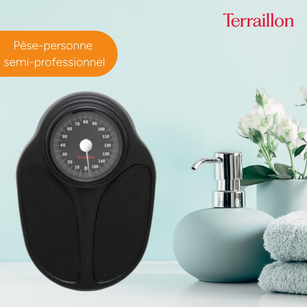 Terraillon   160kg mechanical -ST & KG - Large Dial, Anti slip platform , Doctors style design image