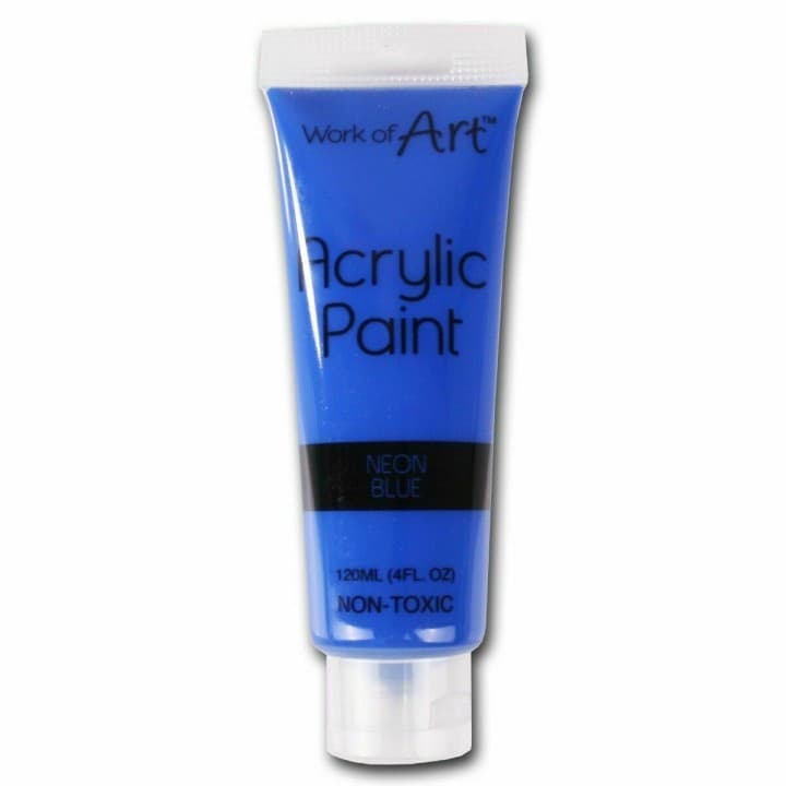 Tallon Neon Blue Acrylic Paint 120ml