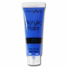 Tallon Neon Blue Acrylic Paint 120ml 1