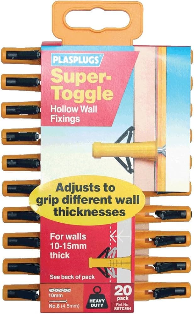 Plasplugs Super Toggle Fixings 5pc