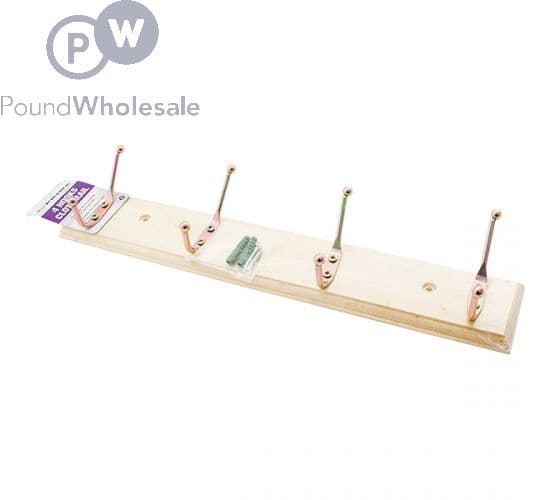 Prima 4 Hook Hat And Coat Rack