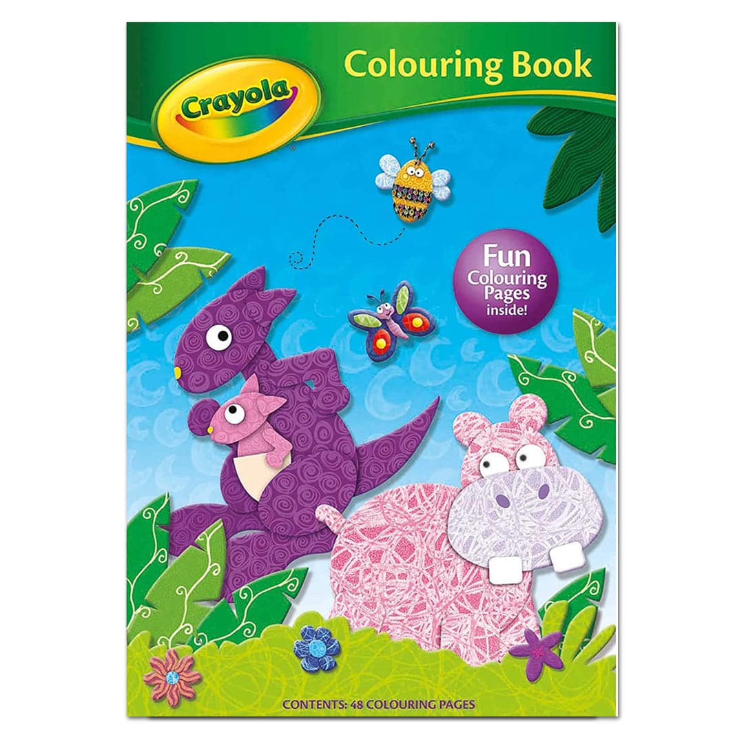 Crayola Colouring Book HIPPO