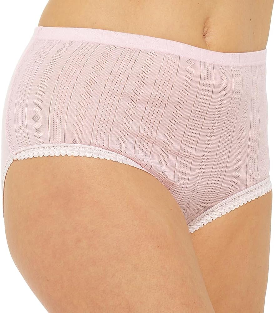 LADIES 3 PACK POINTELLE BRIEF PASTEL image