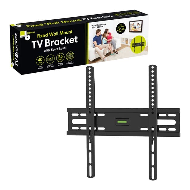 BENROSS Fixed TV Bracket Hold 23"-55" TV Screens