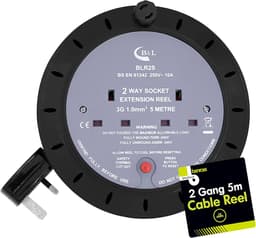 BENROSS 2 GANG 5M CABLE REEL 1