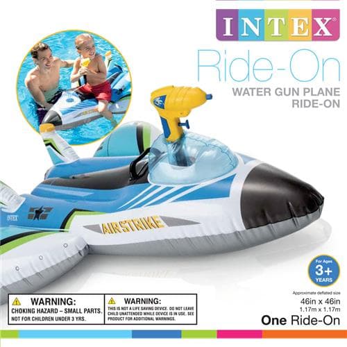 Kandy Toys Water Gun Plane Ride On 46" X 46"