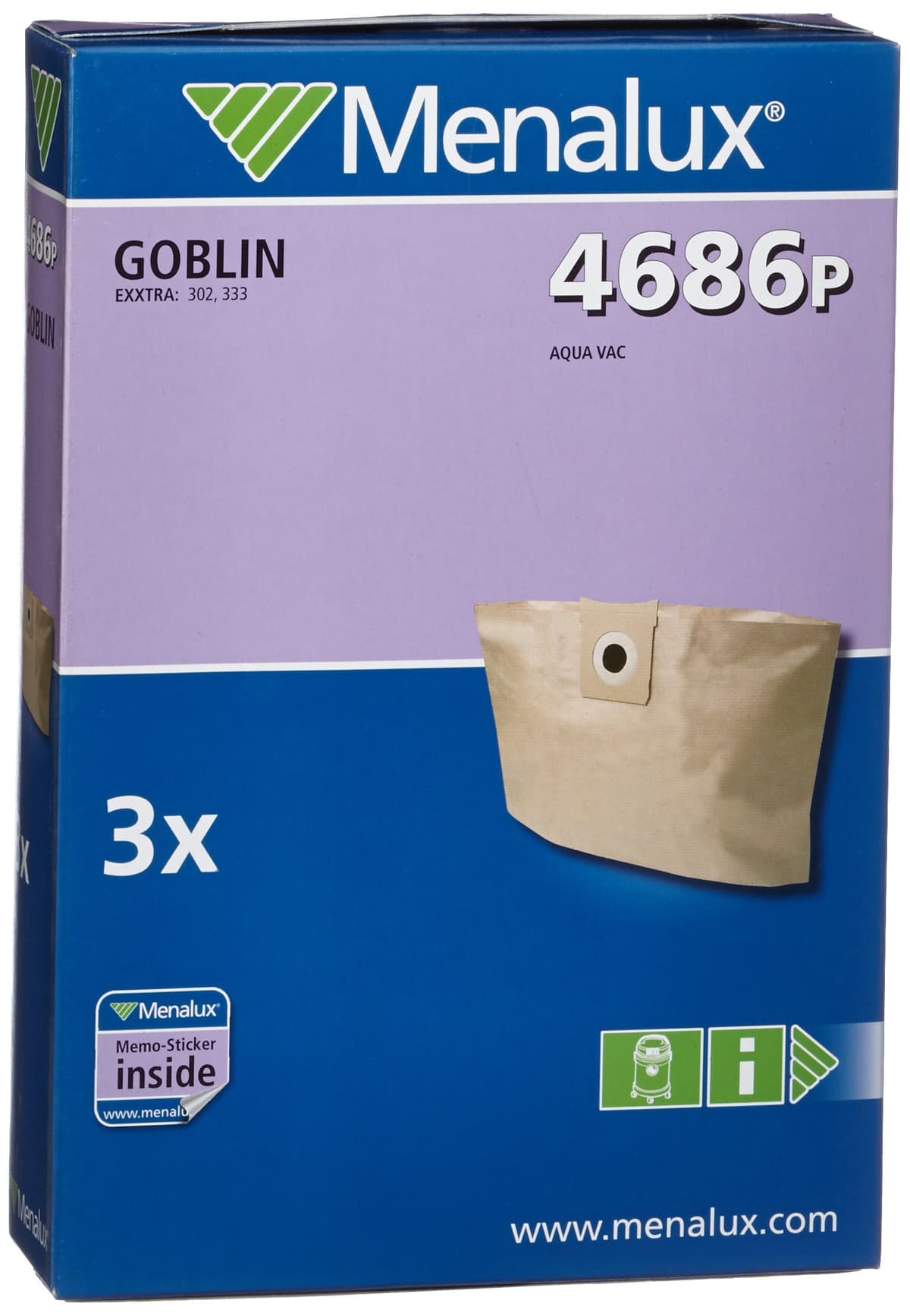 PAPER BAGS AQUAVAC X 3		