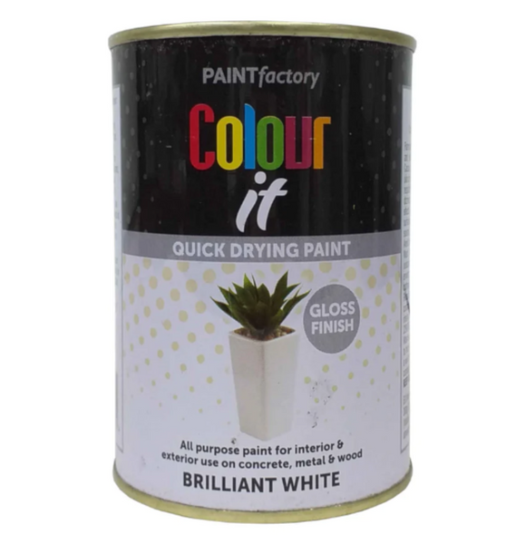 White Gloss paint Tin 300ml image