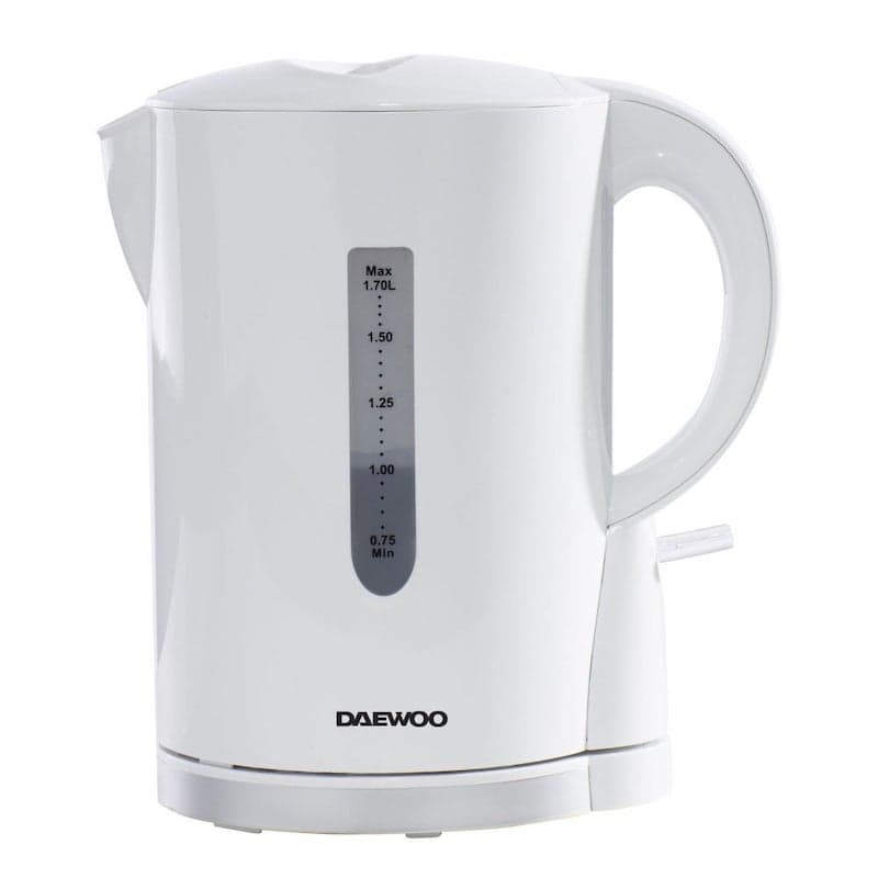 Daewoo 1.7Ltr Kettle White & Chrome 2200w