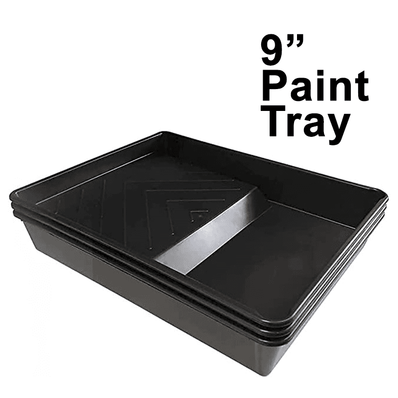 AIRFLOW 9" PLASTIC MINI PAINT TRAY BLACK