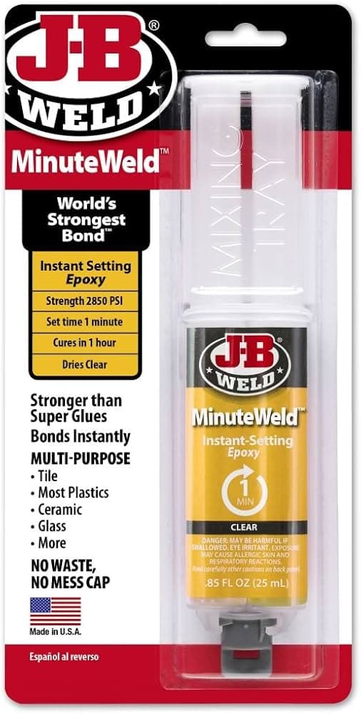 MinuteWeld  Carded 25ml Resealable Syringe