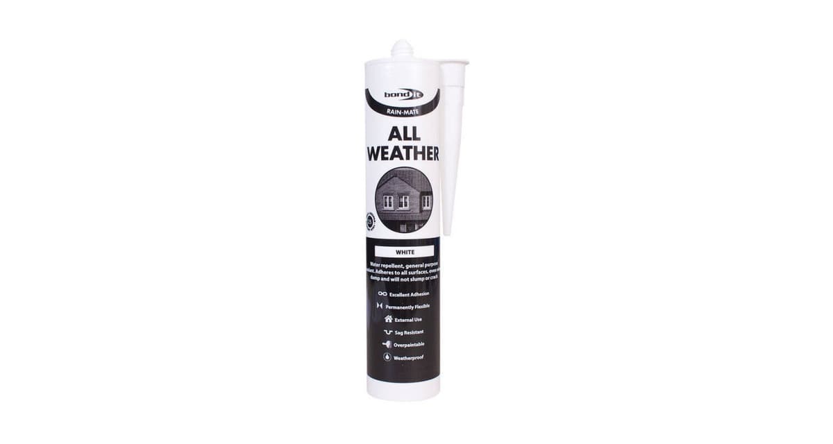 Bond It Lq Rain Mate All Weather S White